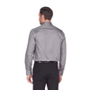 Серая приталенная мужская рубашка Venturo 600-06