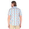 Летняя приталенная мужская рубашка Venturo 500-26 с коротким рукавом