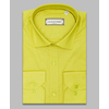 Желто-зеленая мужская рубашка с длинными рукавами-4