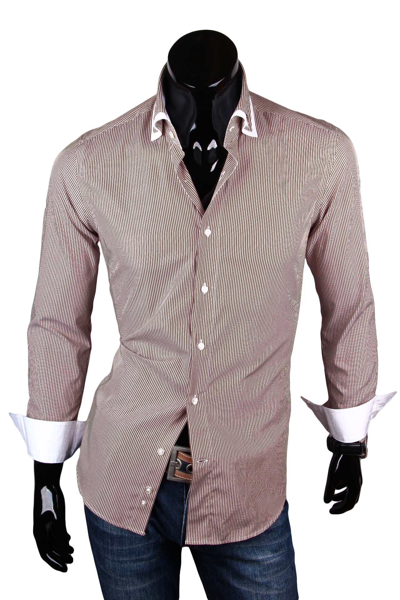 Приталенная мужская рубашка Venturo артикул 7230/02