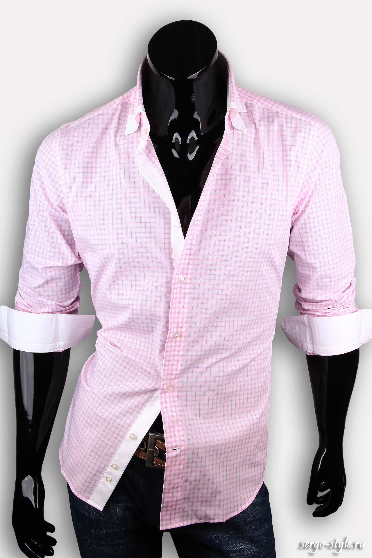 Приталенная мужская рубашка Venturo артикул 7260/01