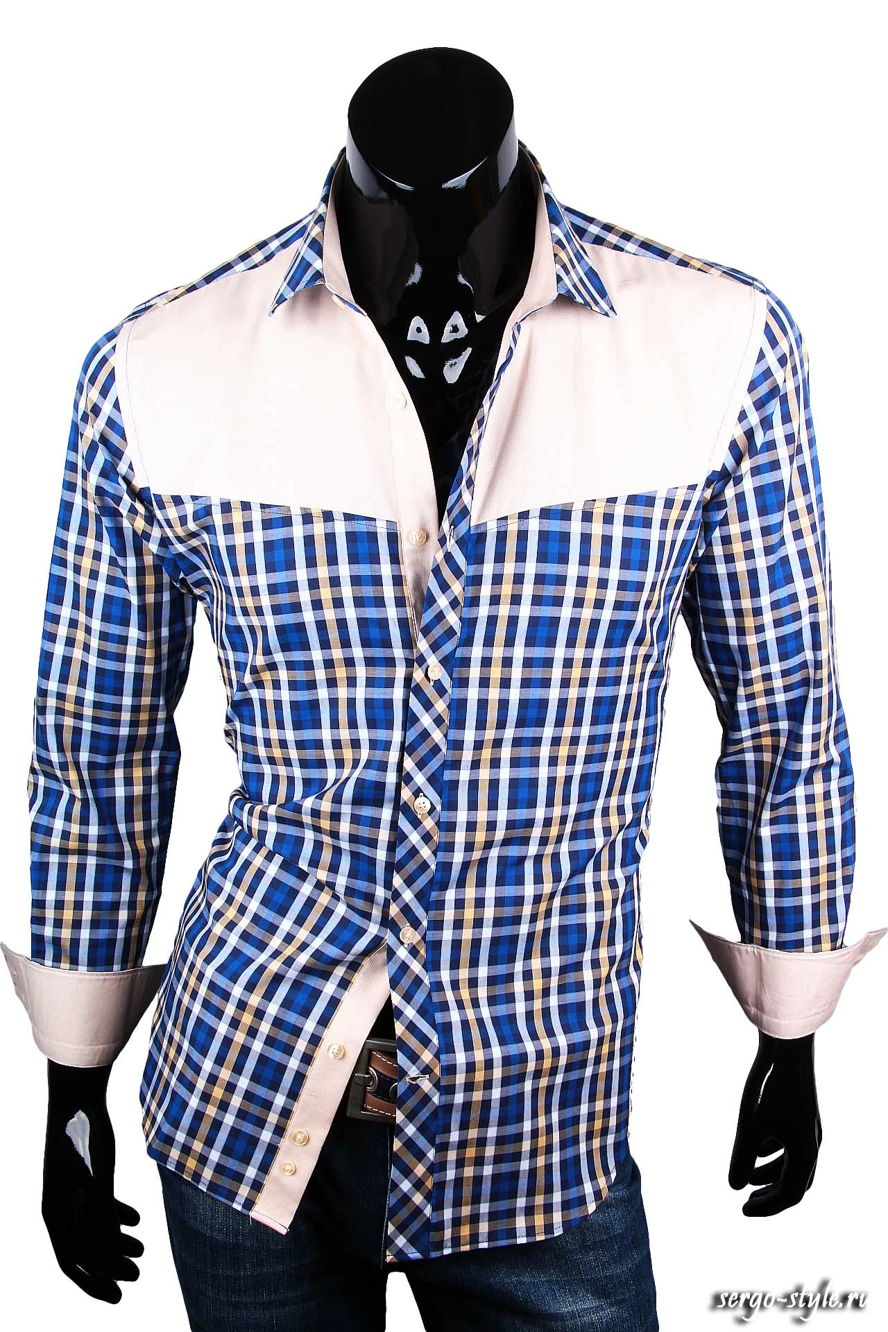 Приталенная мужская рубашка Venturo артикул 7336/02