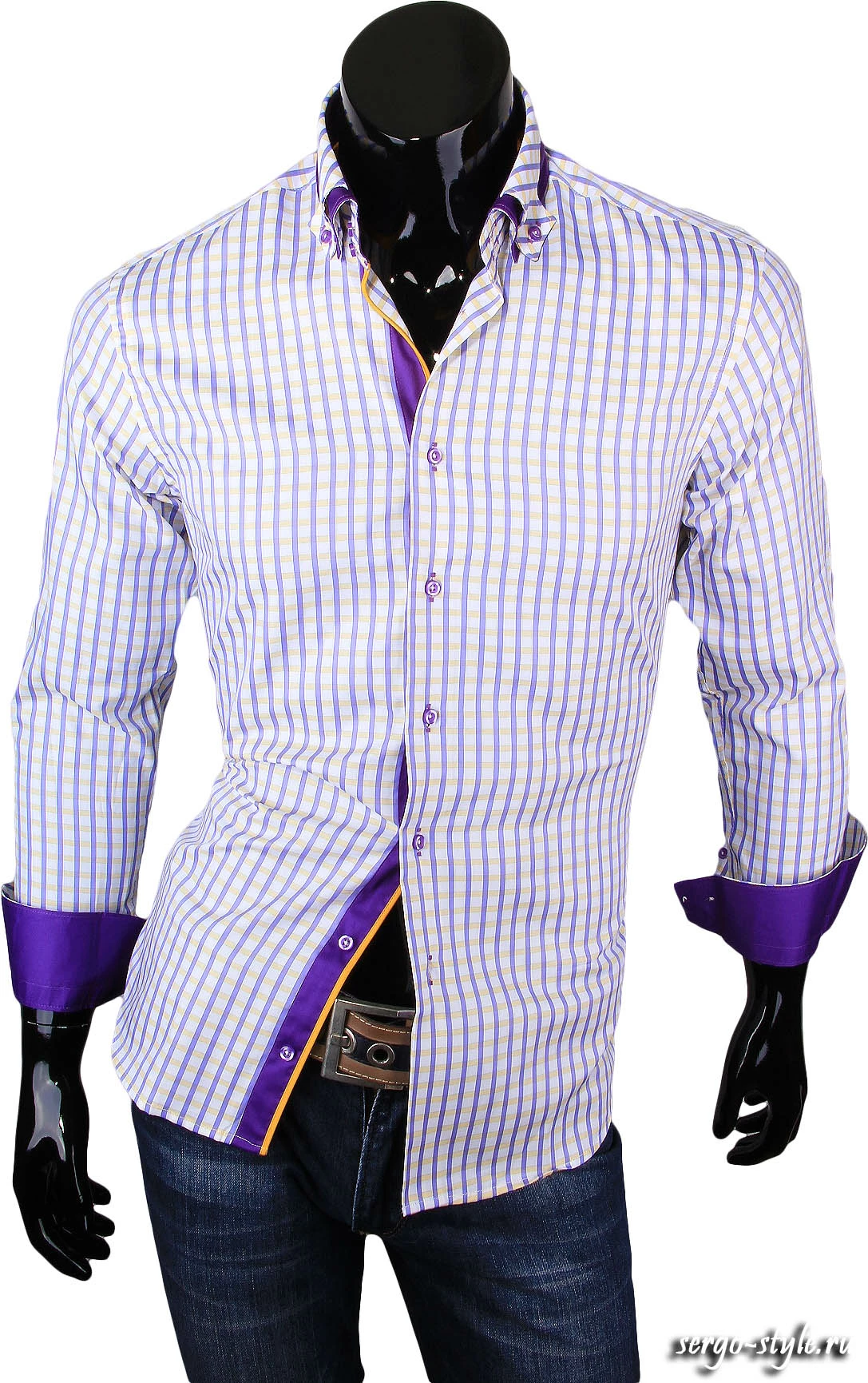 Приталенные мужские рубашки LOUIS FABEL Артикул 1650-32