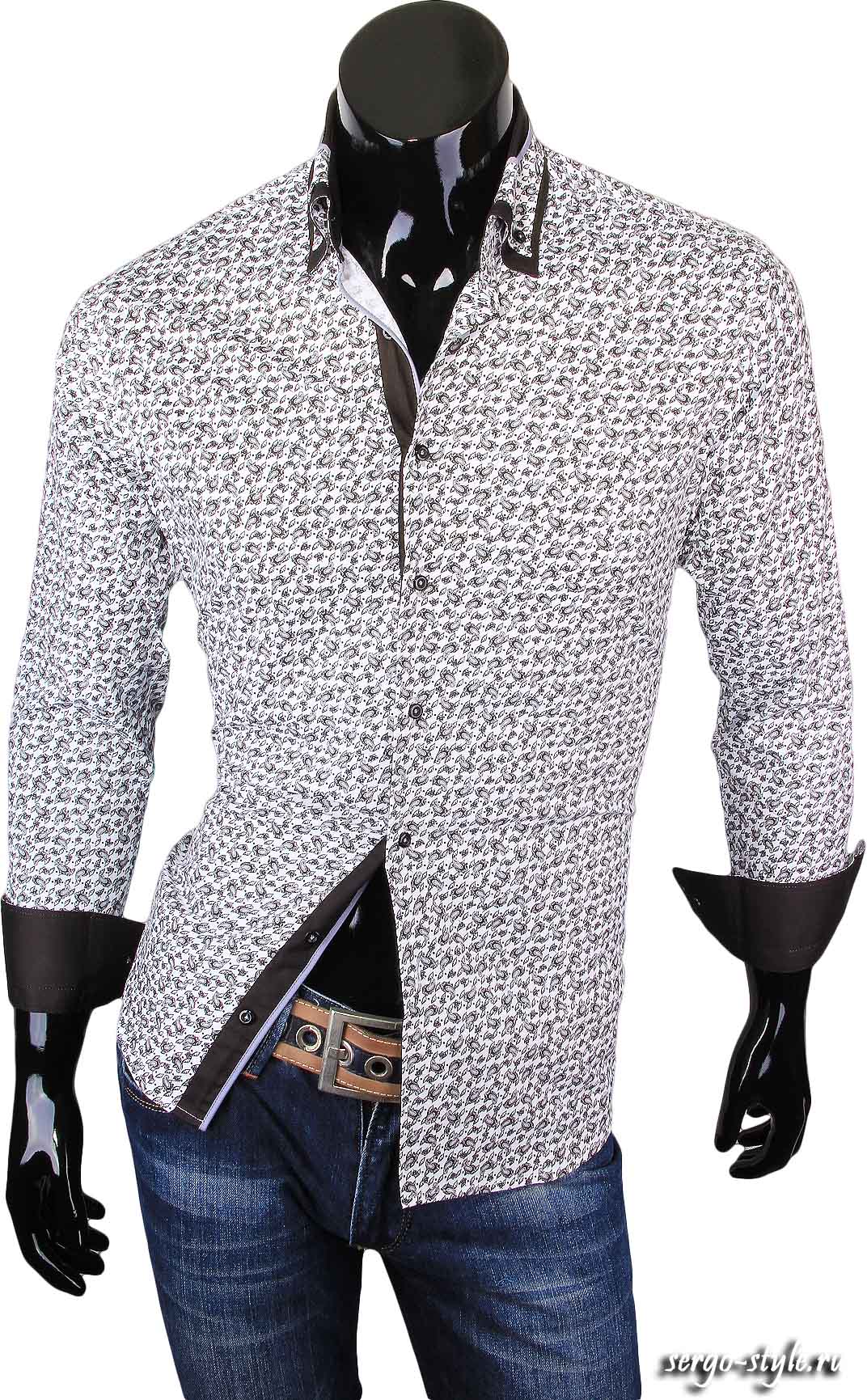 Приталенные мужские рубашки LOUIS FABEL Артикул 3774-10