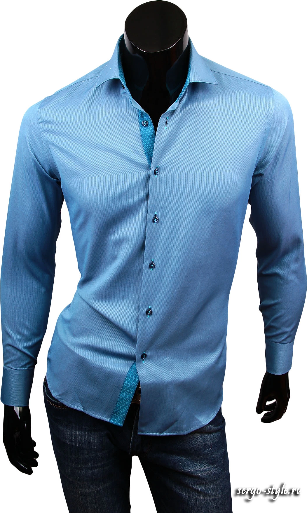 Приталенные мужские рубашки LOUIS FABEL Артикул 5660-08