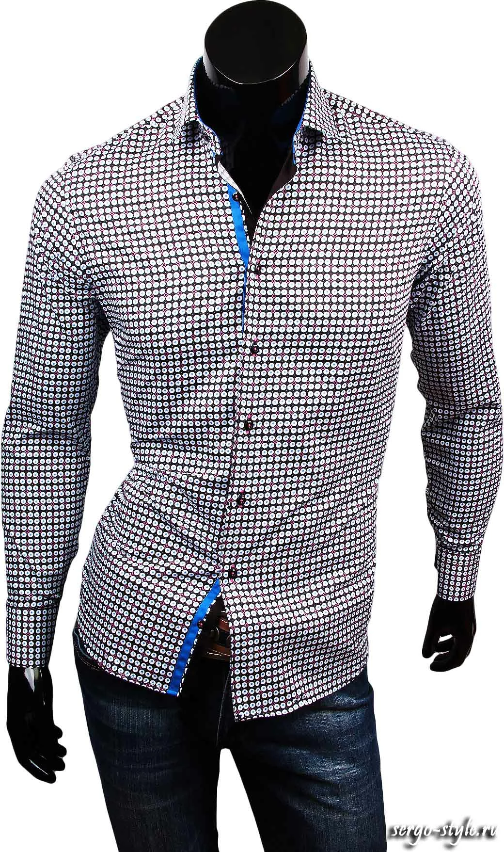 Приталенные мужские рубашки LOUIS FABEL Артикул 9910-15