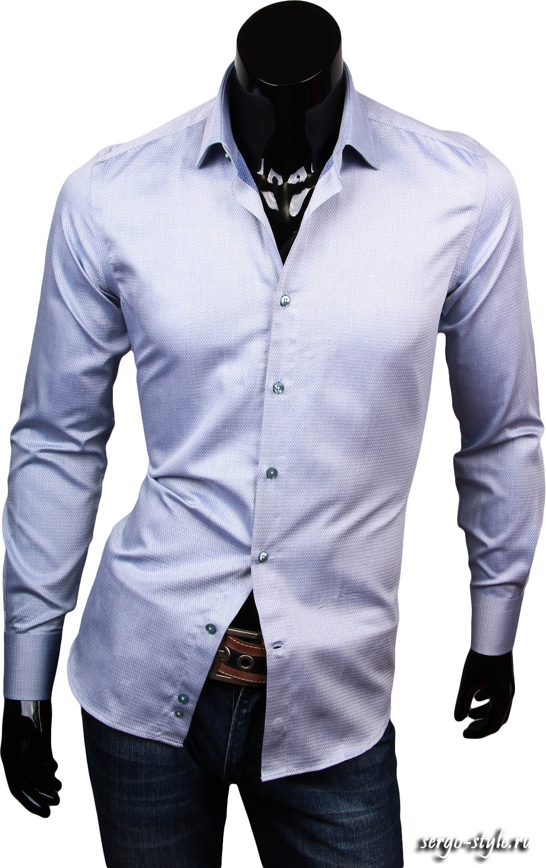 Приталенные мужские рубашки Venturo артикул 7542-02