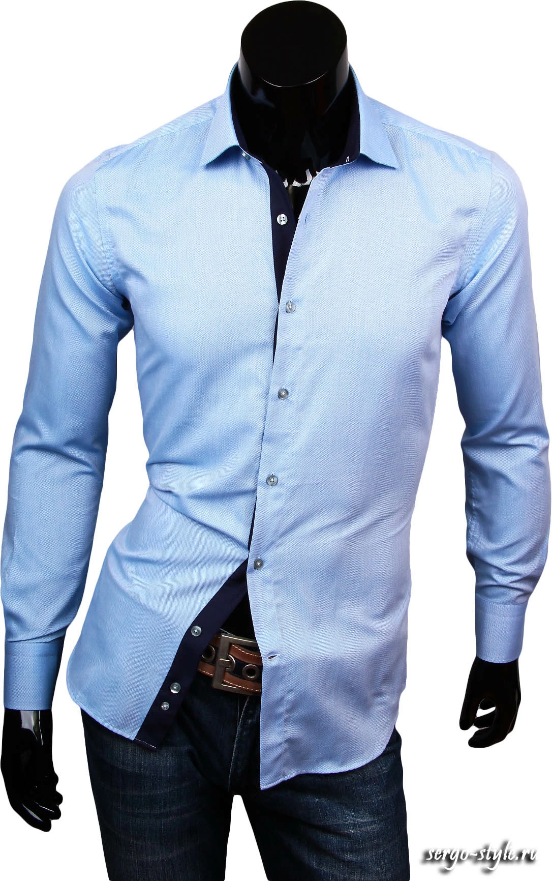 Приталенные мужские рубашки Venturo артикул 7514-03