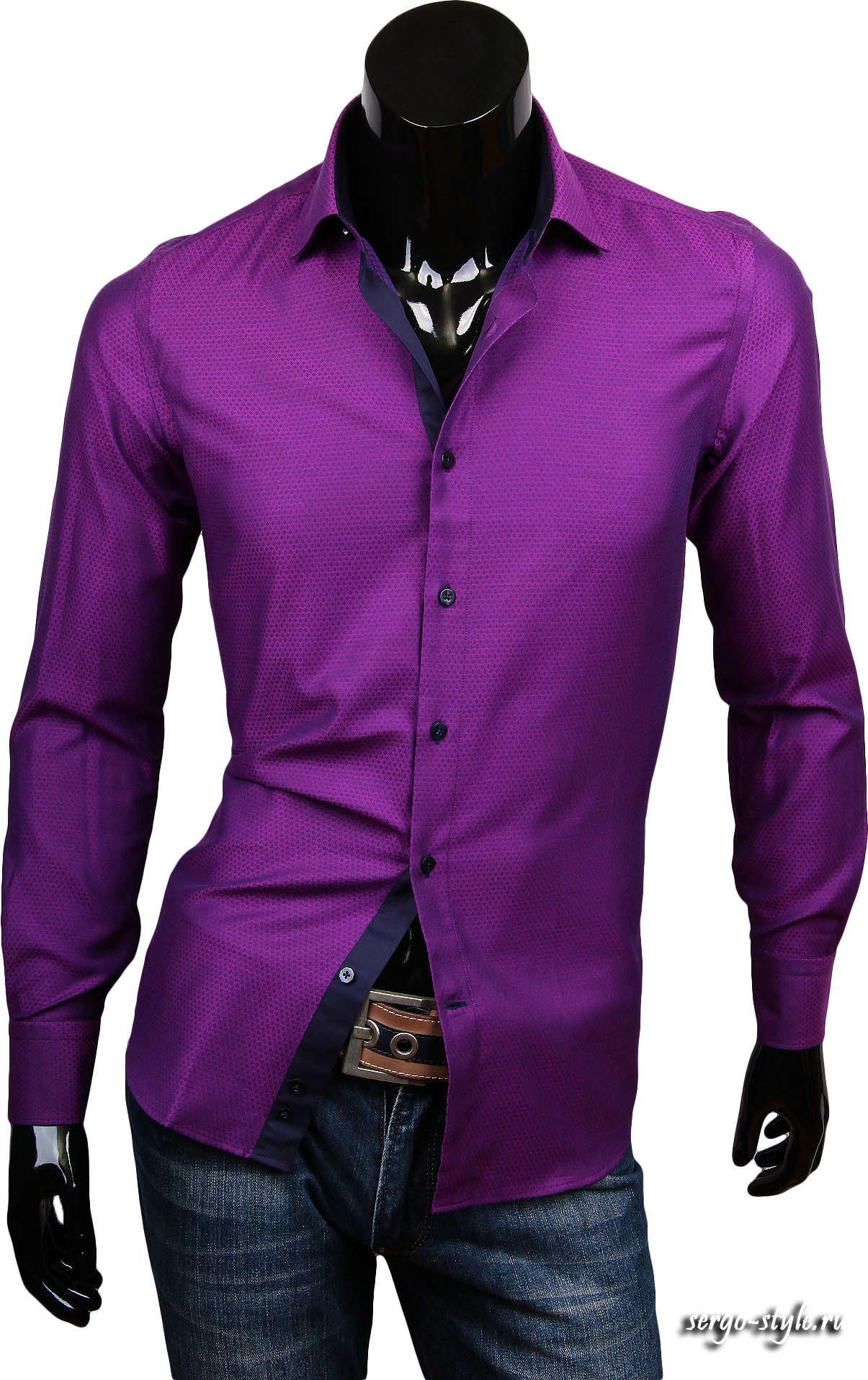 Приталенные мужские рубашки Venturo Артикул 2601-03