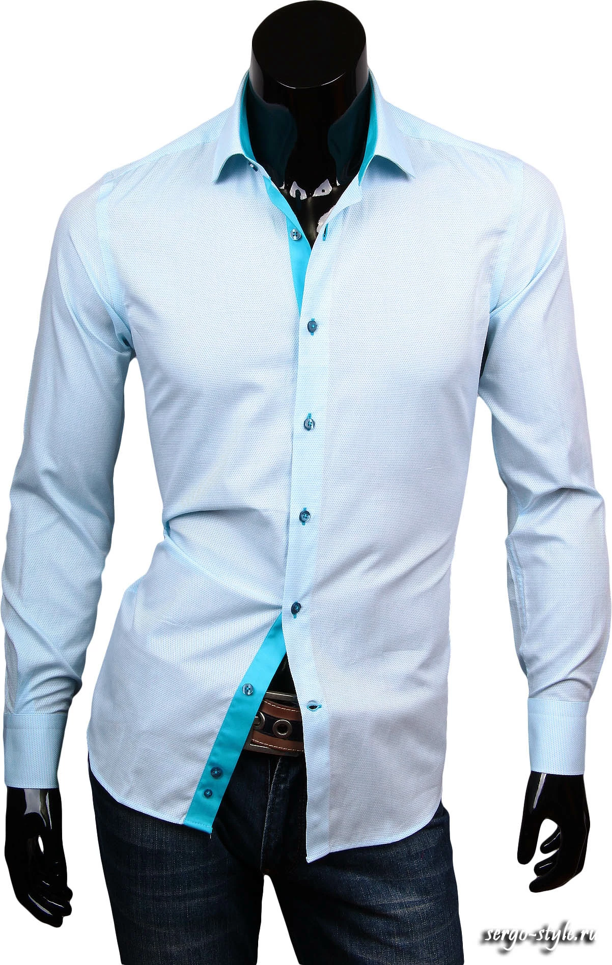 Приталенные мужские рубашки Venturo Артикул 2601-05