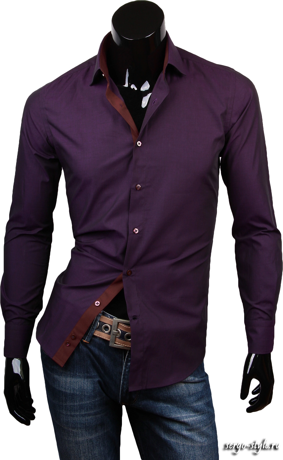 Приталенные мужские рубашки Venturo Артикул 2602-14