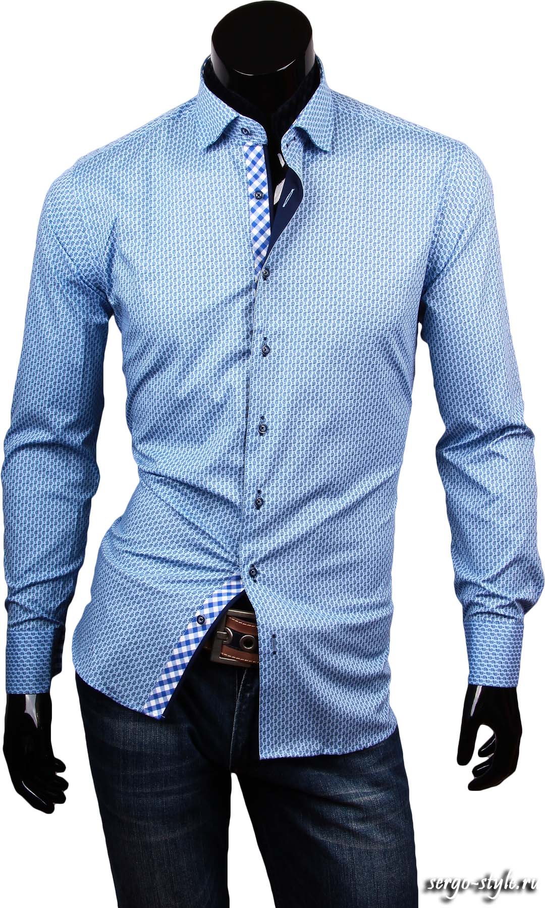 Приталенные мужские рубашки LOUIS FABEL Артикул 3551-80