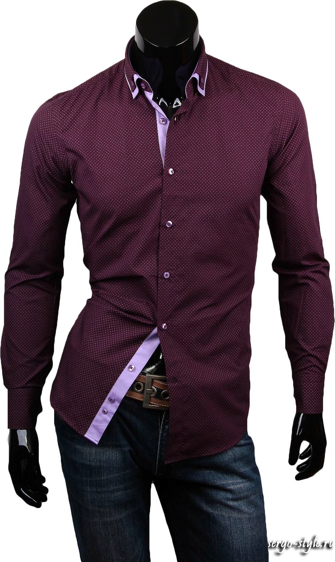 Приталенные мужские рубашки Venturo артикул 2602-10