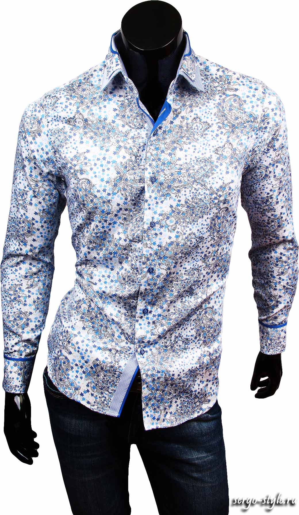 Приталенные мужские рубашки LOUIS FABEL Артикул 9164-03