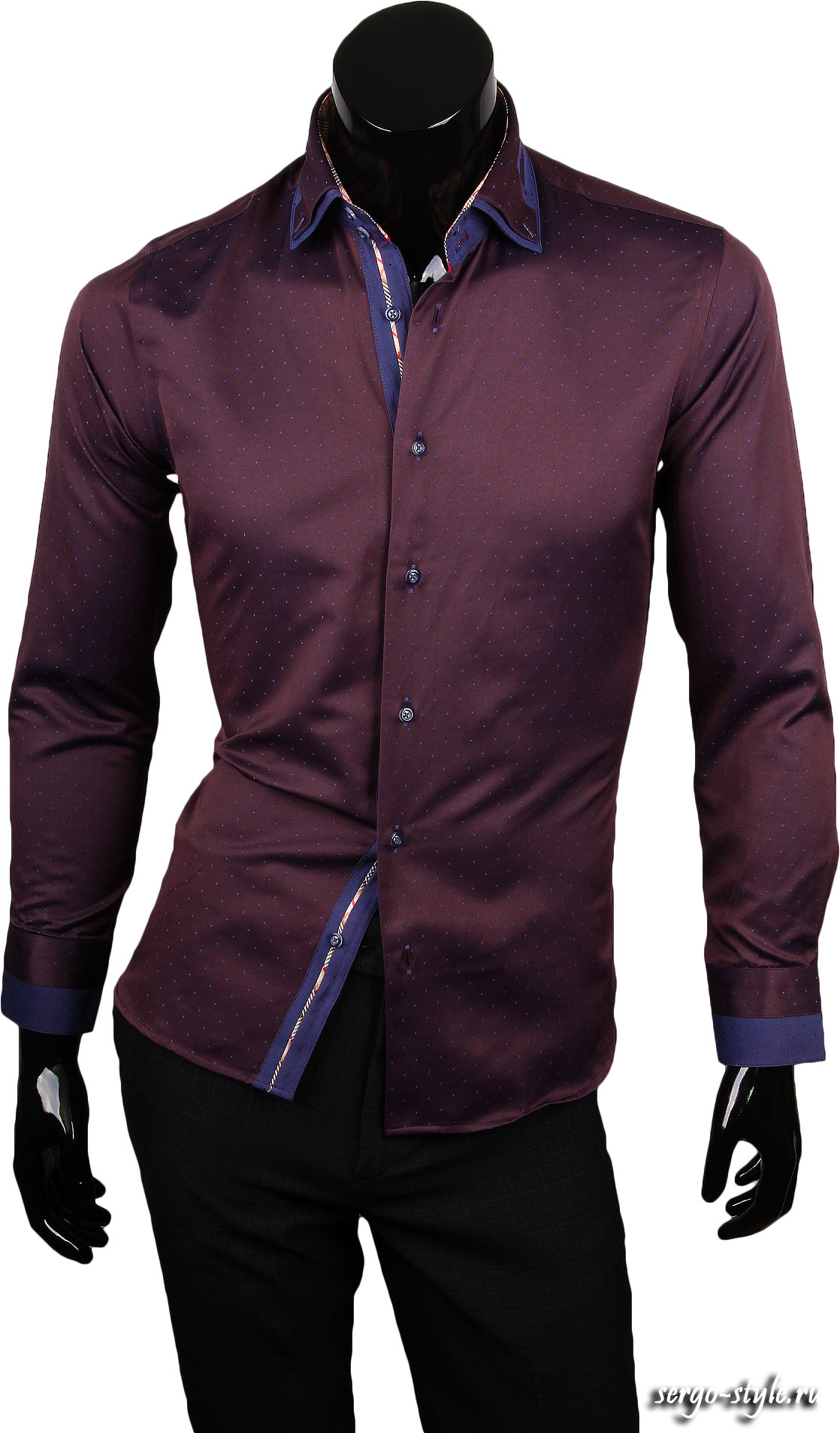 Приталенные мужские рубашки LOUIS FABEL Артикул 1600-39