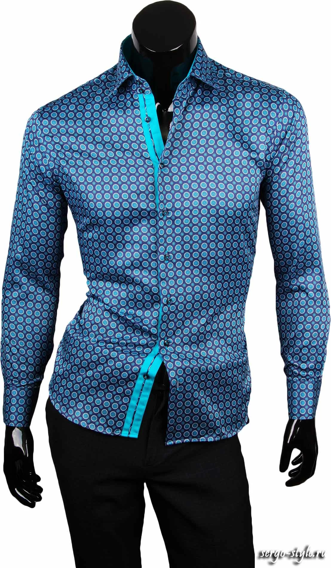 Приталенные мужские рубашки LOUIS FABEL Артикул 2015-60