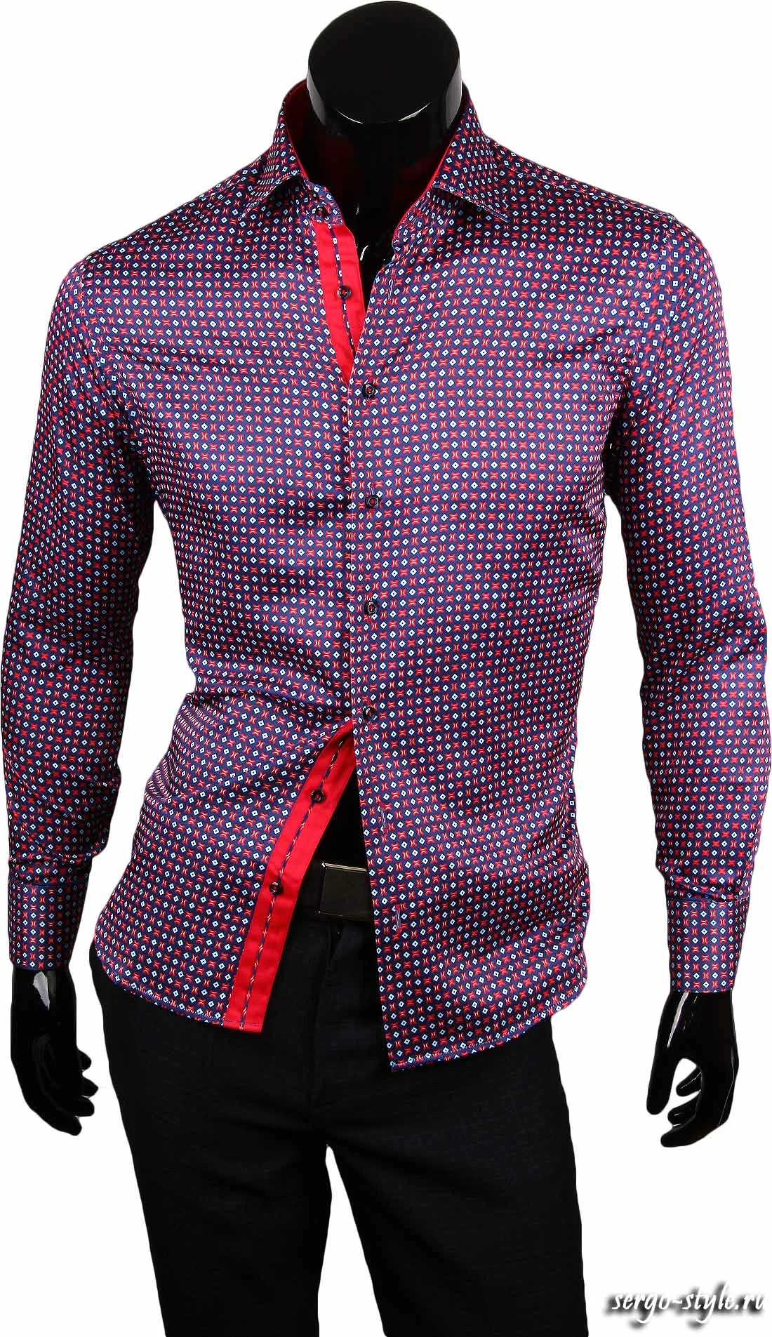 Приталенные мужские рубашки LOUIS FABEL Артикул 2015-62