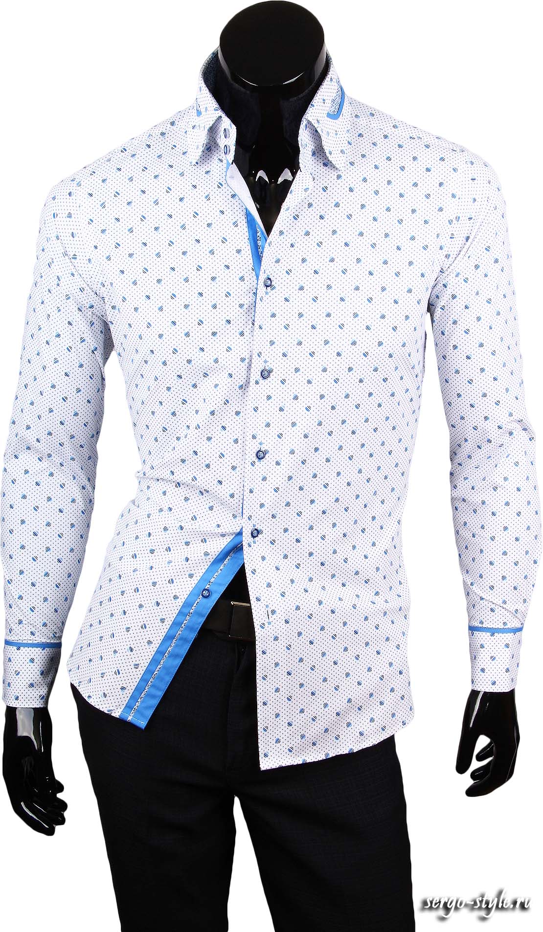 Приталенные мужские рубашки LOUIS FABEL Артикул 3903-20