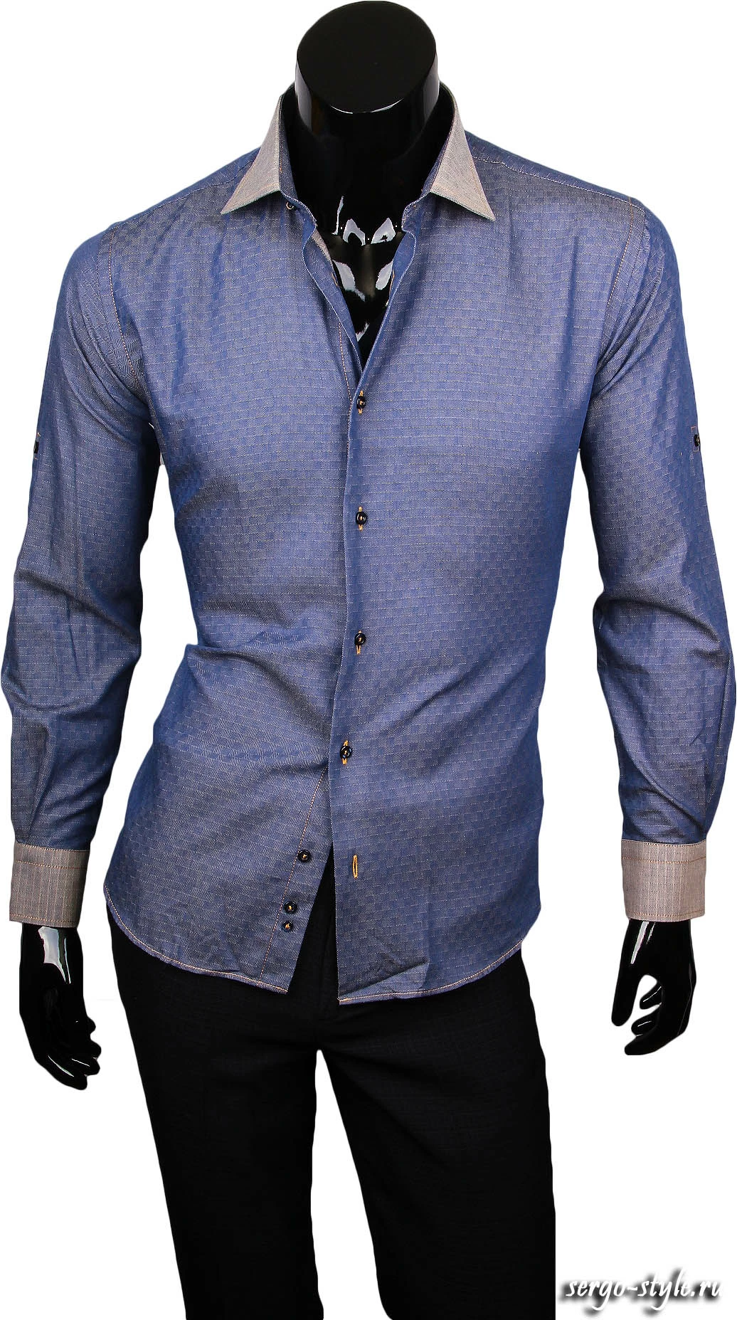 Приталенные мужские рубашки Paolo Bertolucci Артикул 1835