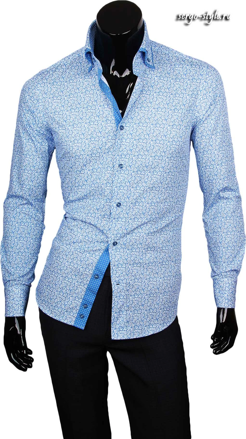 Приталенные мужские рубашки Venturo артикул 7692-01