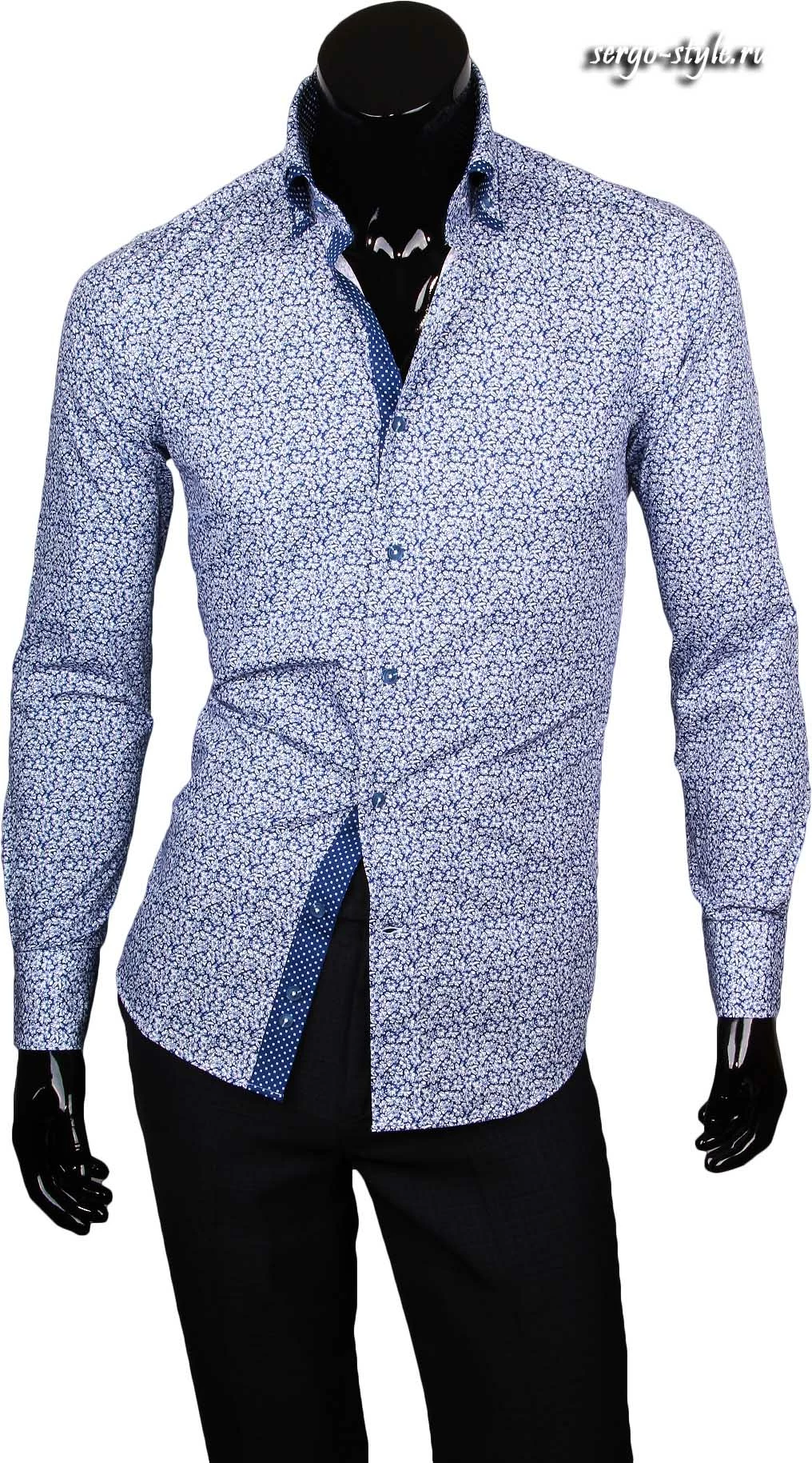 Приталенные мужские рубашки Venturo артикул 7692-02