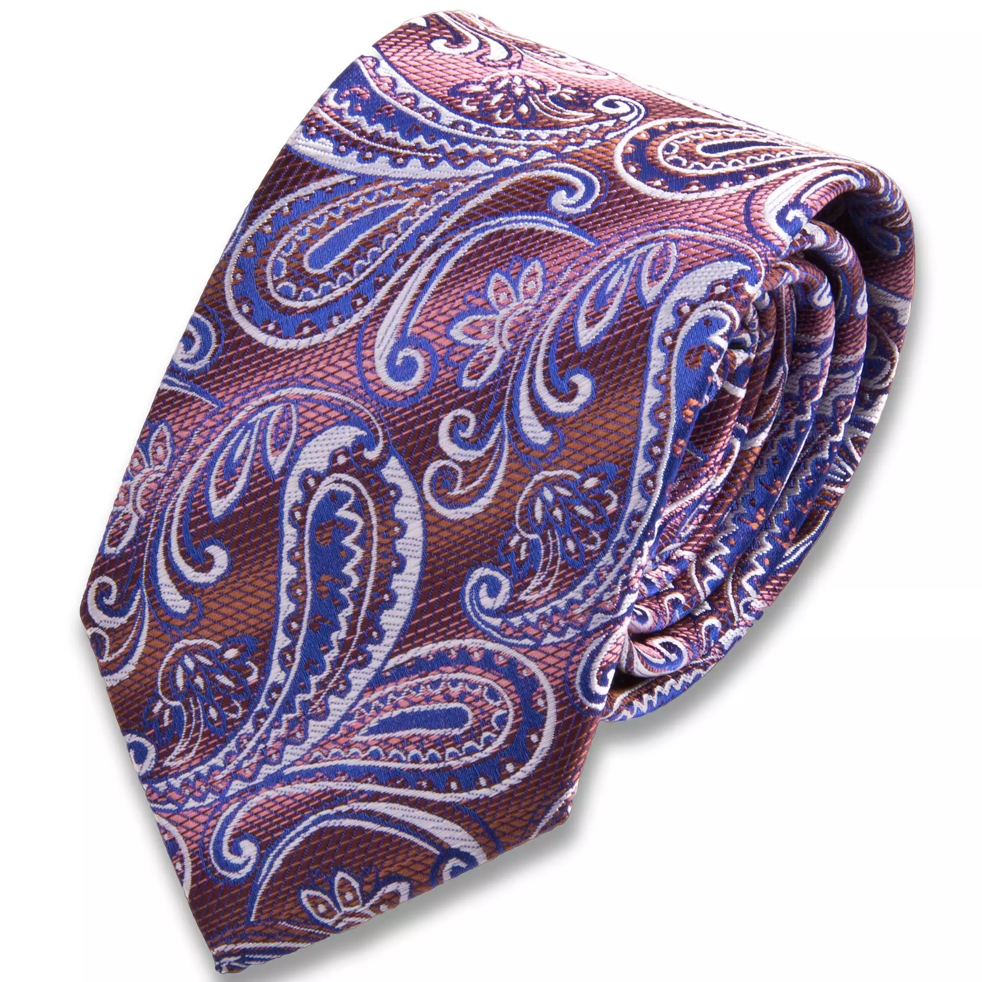 Разноцветный мужской галстук в восточных огурцах