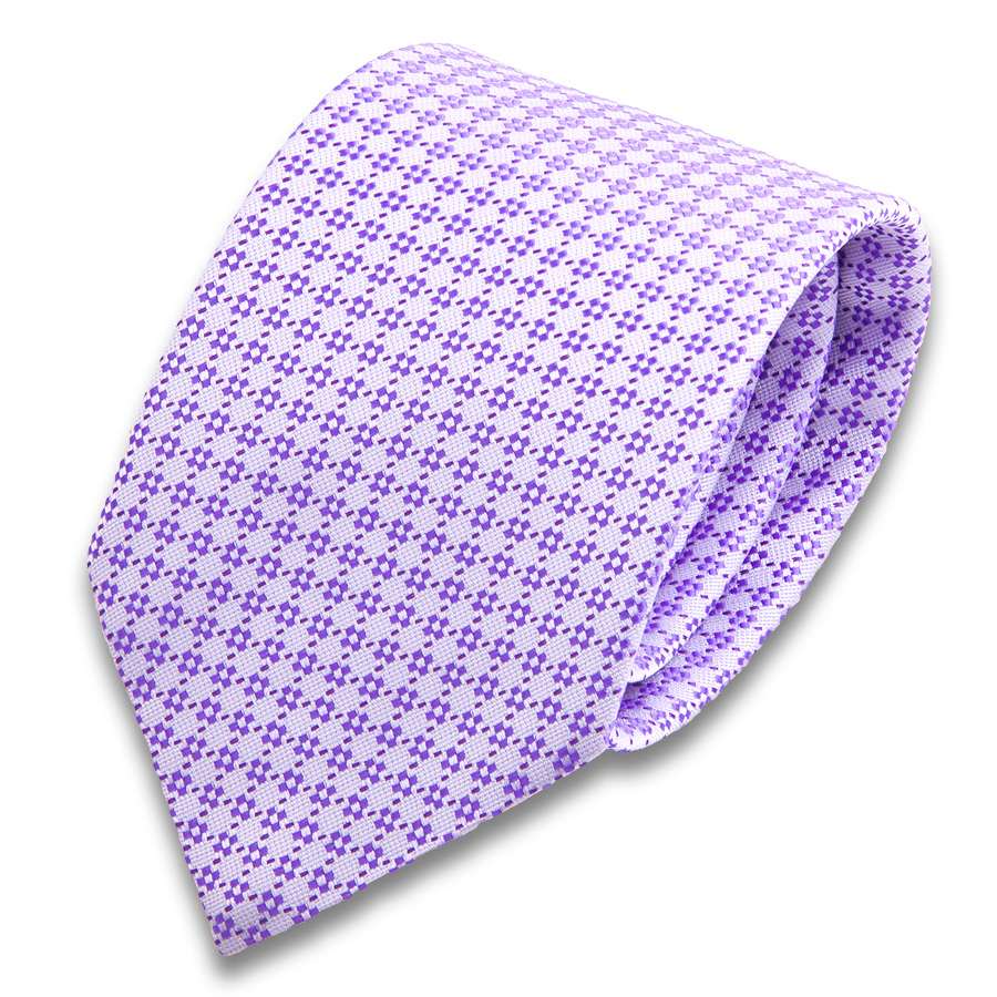 Лавандовый мужской галстук