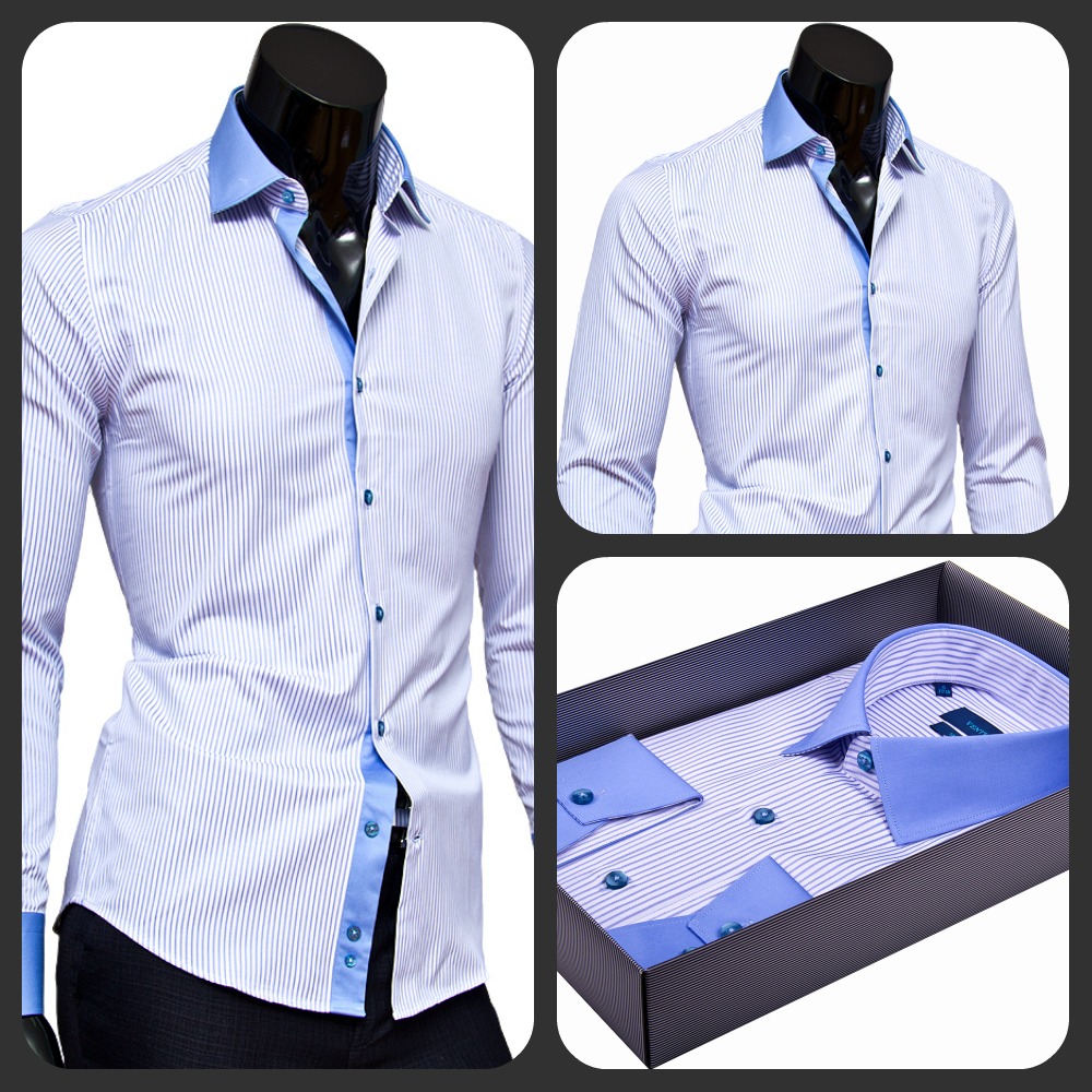Рубашки мужские купить недорого москва. Комбинированная рубашка мужская. Рубашка с белым воротником мужская. Рубашка с белым воротником. Мужская синя белая рубашка.