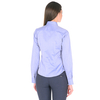 Голубая женская приталенная рубашка