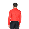 Красная приталенная мужская рубашка Louis Fabel 1470-45