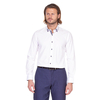 Белая приталенная мужская рубашка Fitmens 2019-06