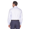 Голубая приталенная мужская рубашка Venturo 600-04