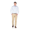 Белая приталенная мужская рубашка Louis Fabel 4824-92