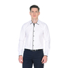 Белая приталенная мужская рубашка Fitmens 2019-86