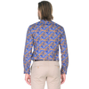 Синяя приталенная мужская рубашка Venturo 8056-03