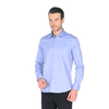 Синяя приталенная мужская рубашка Venturo 8006-01