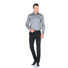 Серая приталенная мужская рубашка Venturo 6006-06