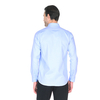 Голубая приталенная мужская рубашка Venturo 8062-02
