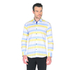 Разноцветная приталенная мужская рубашка Venturo 8028-01