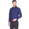 Темно-синяя приталенная мужская рубашка Louis Fabel 1189-00