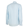 Приталенная мужская рубашка бледно-голубого цвета в узорах