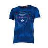 Мужская футболка Rvvaldi rf-2020-09 синего цвета с рисунком