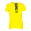 Мужская футболка желтого цвета с рисунком