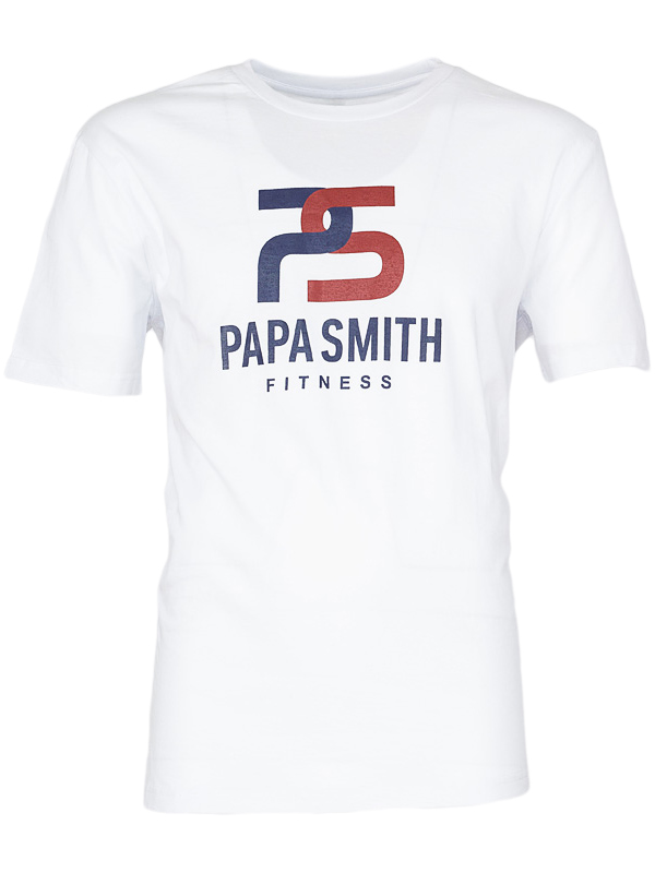 Белая футболка мужская Papa Smith psf-2020-79