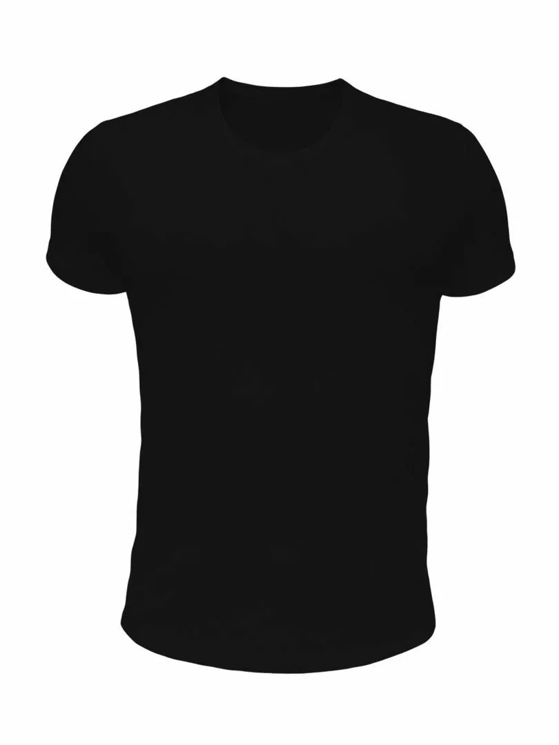 Черная футболка мужская UzMax um-2679-35