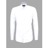 Белая приталенная мужская рубашка Poggino 5005-103-1