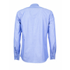 Синяя приталенная мужская рубашка Poggino 5005-12 в ромбик-2