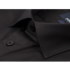 Черная мужская рубашка с длинным рукавом-2