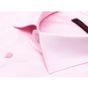 Розовая приталенная рубашка с длинными рукавами-2