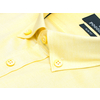 Желтая приталенная рубашка с коротким рукавом-2